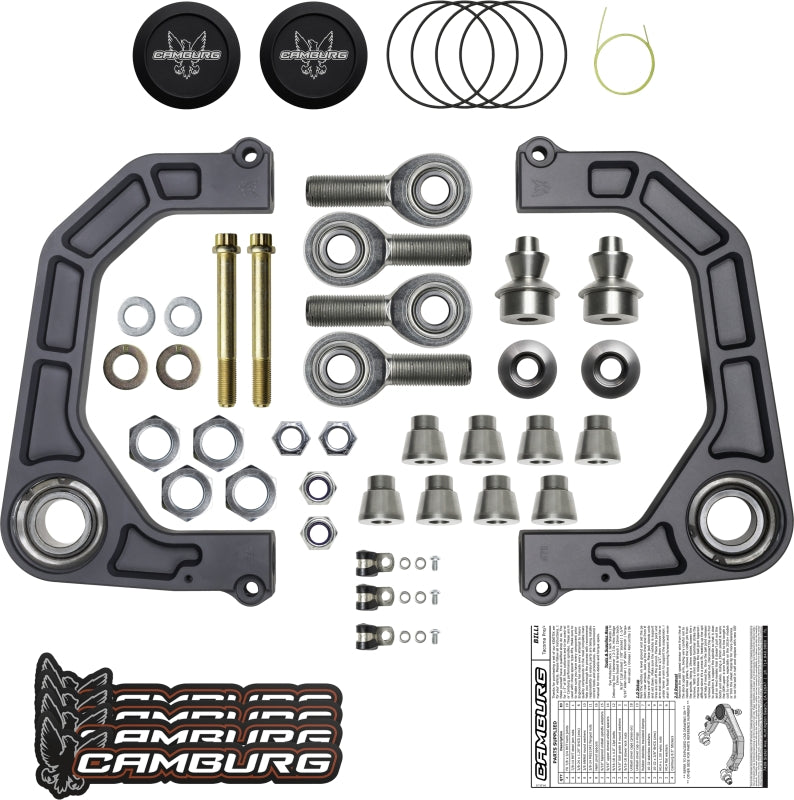 FR SPORT KINETIK V2 Billet Uniball Upper Control Arms for Toyota Tacoma, 4-Runner, FJ Cruiser suspension upgrade kit