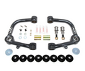 FR SPORT Camburg suspension control arm kit with 1.25-inch uniball upper arms for Toyota Tacoma, 4-Runner, and FJ models.