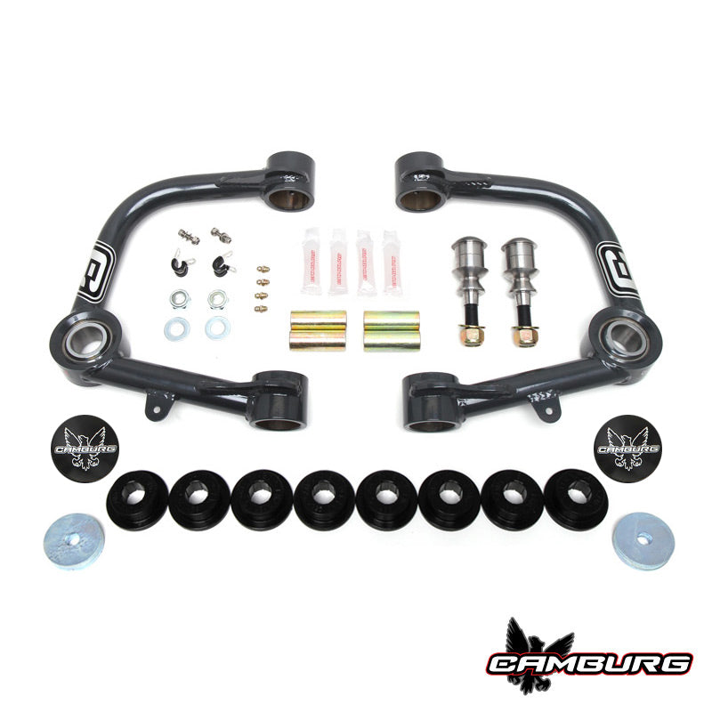 FR SPORT Camburg Toyota Tacoma 4WD, 4-Runner, FJ suspension control arm kit with 1.25-inch uniball upper arms and covers