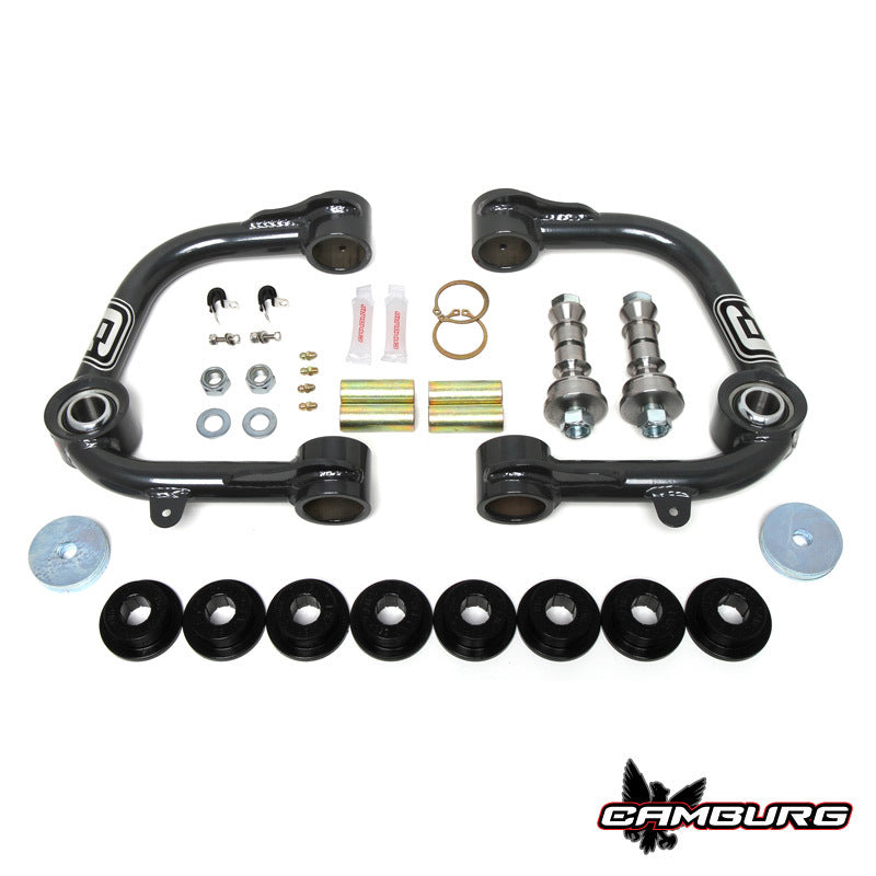 FR SPORT Camburg Toyota Tundra 2000-2006 1-inch uniball upper control arms for 2WD and 4WD suspension upgrades.