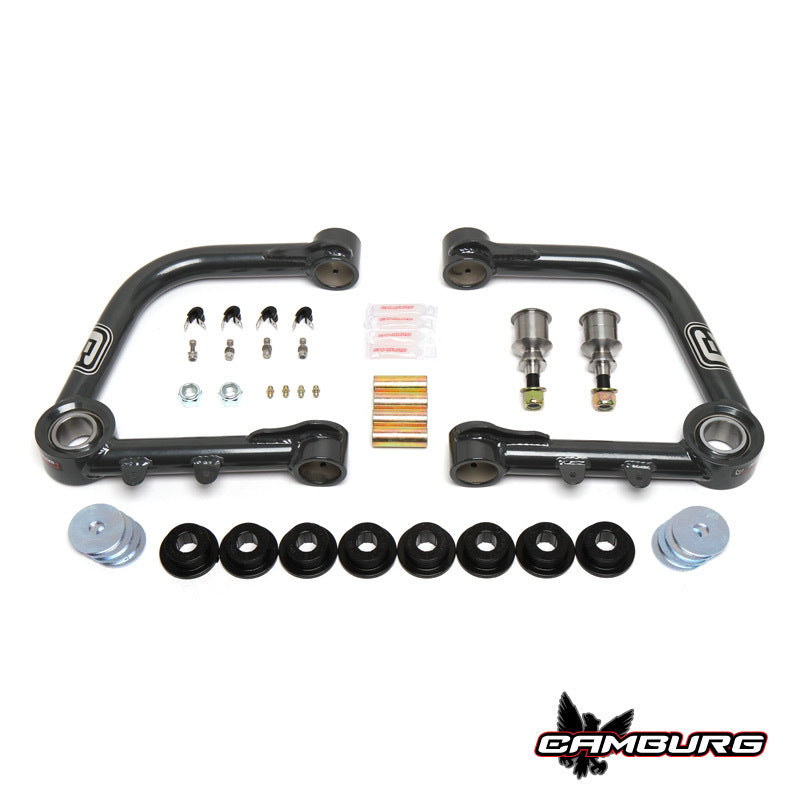 FR SPORT Camburg Toyota Tundra 2007-2021 1.5-inch performance uniball upper control arms suspension kit.
