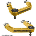 FR SPORT Camburg Toyota Tundra KINETIK V2 Billet Uniball Upper Arms suspension control arm kit in gold, for 2007-2021 2WD/4WD models.