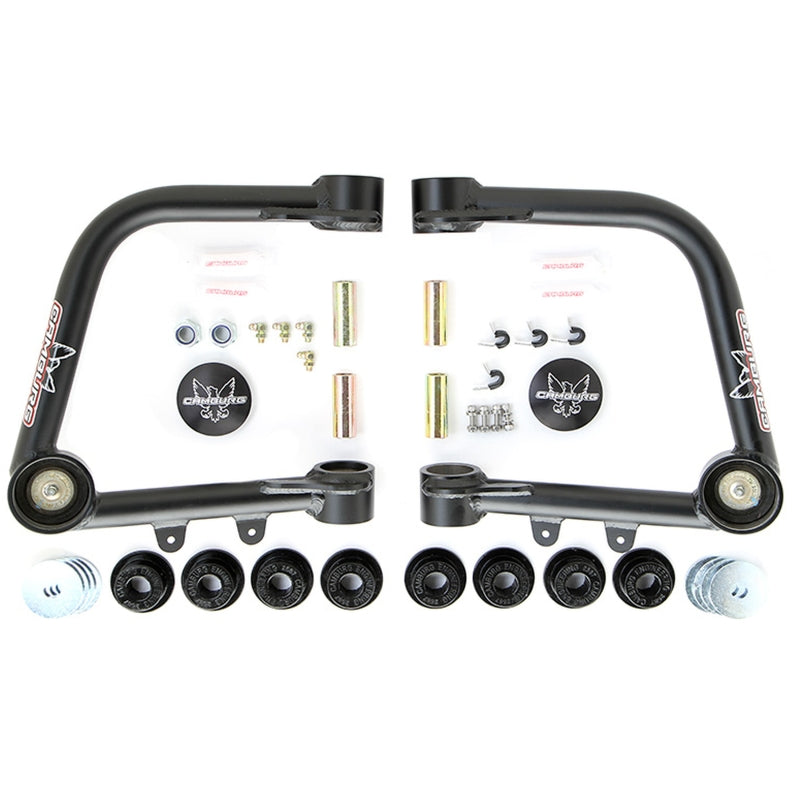 FR SPORT Camburg Toyota Tundra 2007-2021 suspension control arm kit with performance X-Joint upper arms, durable automotive upgrade