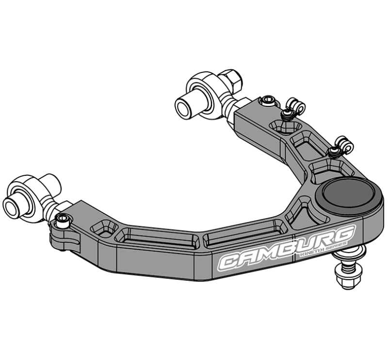 FR SPORT Camburg Toyota Tundra 22-23 KINETIK V2 billet uniball upper control arms for 2WD and 4WD suspension upgrade.