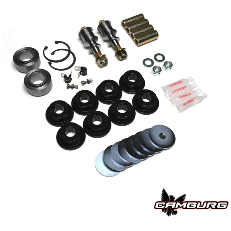 FR SPORT Camburg suspension hardware kit with uniballs for 2007-2021 Toyota Tundra 2WD/4WD, includes UCA hardware and uniball components.