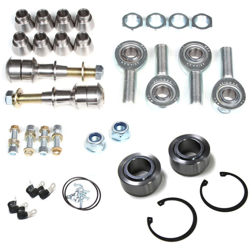 FR SPORT Camburg KINETIK UCA suspension hardware and uniball/heim kit for 07-21 Toyota Tundra, includes nuts and brackets.