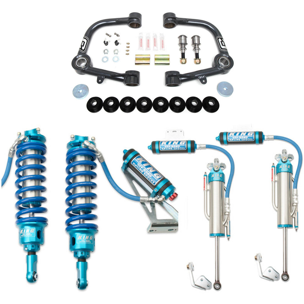 FR SPORT suspension lift kit for Toyota Tacoma 2005-2023 featuring Camburg King 3.0 Performance UNI UCA components.