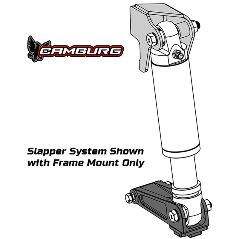FR SPORT Camburg 03-24 Toyota 4-Runner/FJ 2.5 front slapper bump stop mount kit, suspension component, black metal mounting hardware