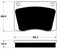 Porterfield Brake Pads for 1969 JAGUAR XJ 12