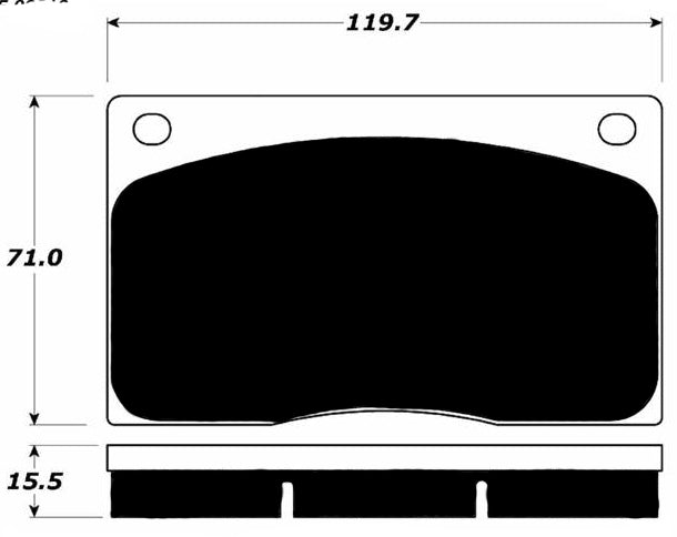 Porterfield Brake Pads for 1977 JAGUAR XJ-SC