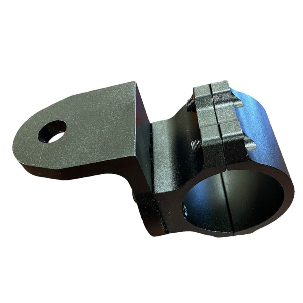 Clamp on universal mounting tab for 1.75 to 1.85 inch tubing by GGLighting, shown attached to metal tubing in the image.