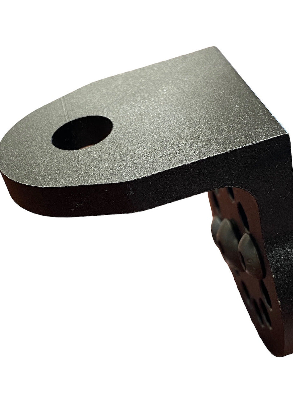 GGLighting clamp-on universal mounting tab attached to 1.75-1.85 inch tubing for secure mounting.