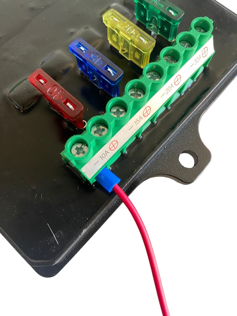GGLighting Ferrule Connector Tool Set for switch panels with various hand tools for electrical wiring and connection.