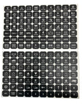 Replacement sticker sheets for GG Lighting 8 or 12 gang switch panels, featuring clear labels for electrical switches.
