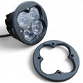 Round face plate for RP20 LED Pod by GGLighting, showing a sleek, circular metal mounting accessory with a smooth finish.