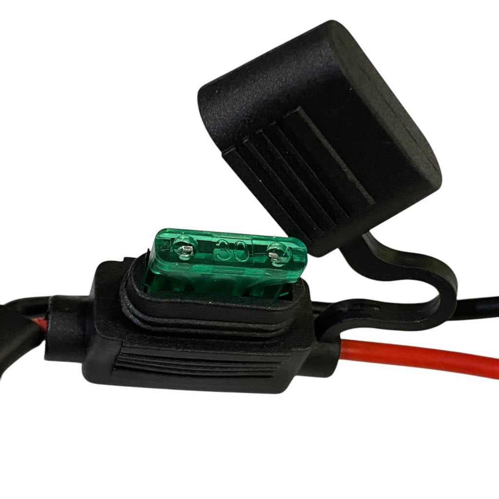 GGLighting single wiring harness for electrical connections, featuring durable wiring and connectors for efficient installation.