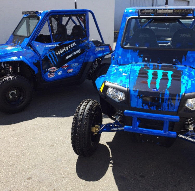 GGLighting 20-inch Race Series single-row LED light bar mounted on vehicle for off-road lighting.
