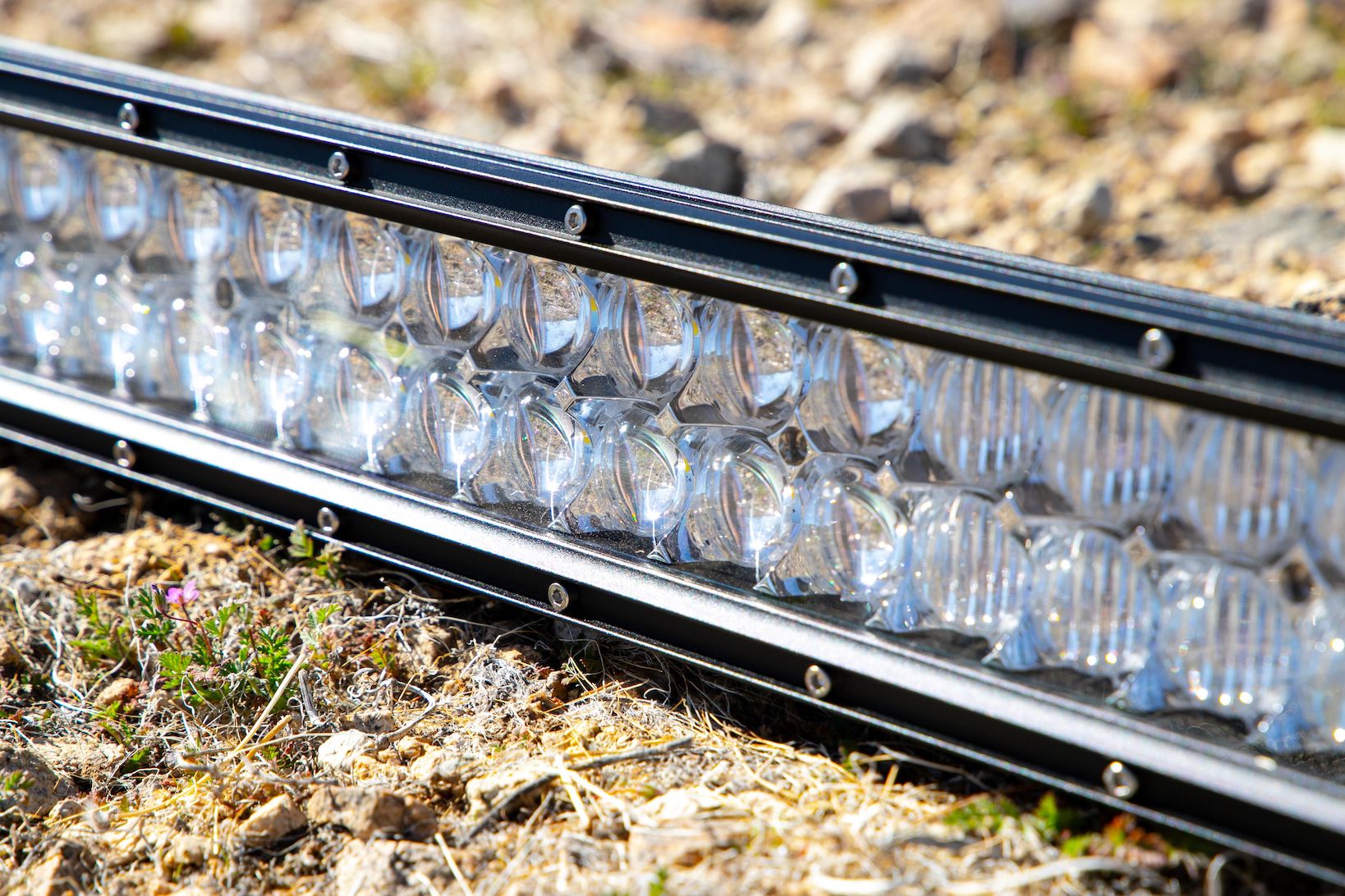 GGLighting 20-inch sport double row LED light bar mounted on vehicle for enhanced off-road visibility.