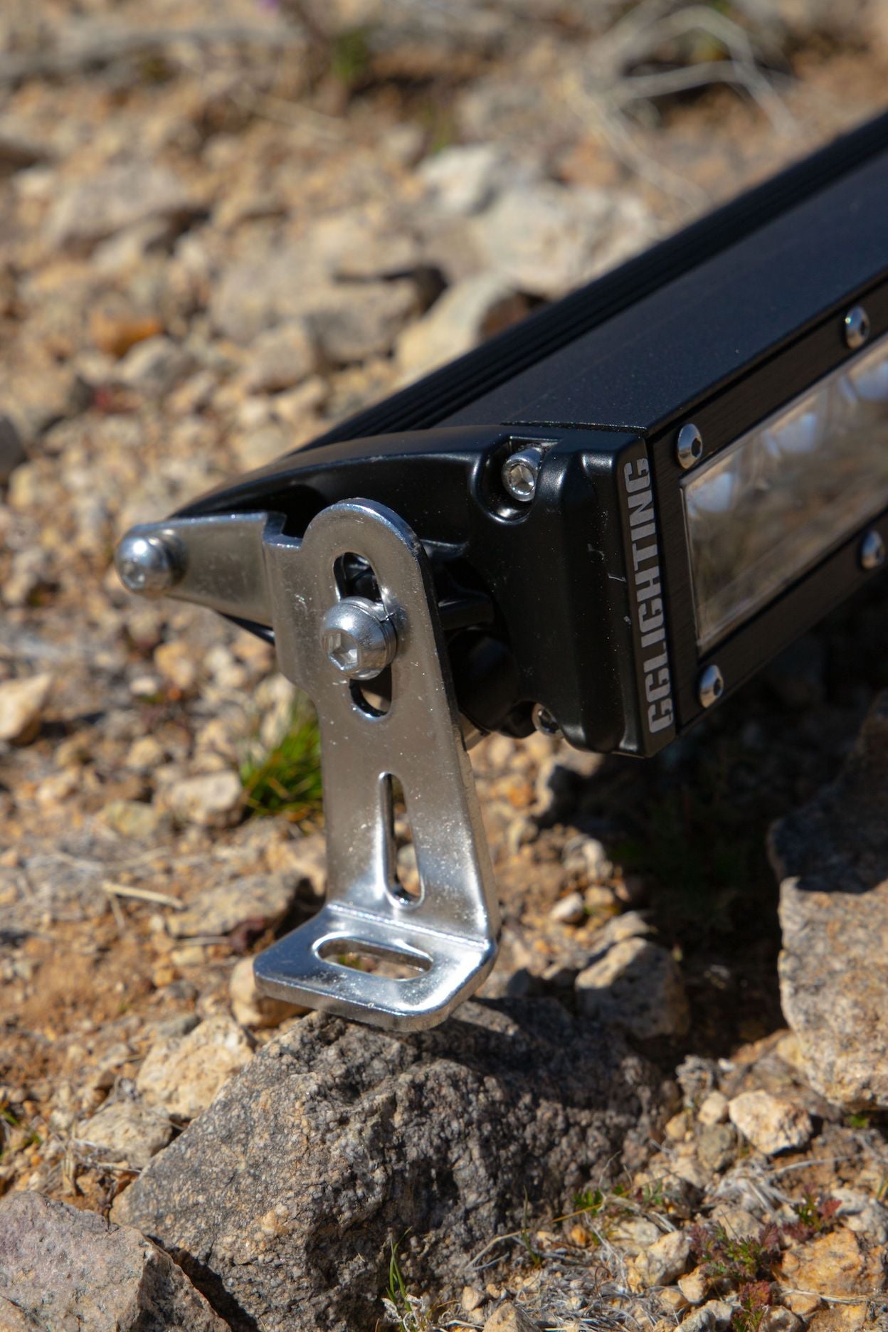 GGLighting 30-inch Race Series single-row LED light bar mounted on a vehicle for off-road illumination.