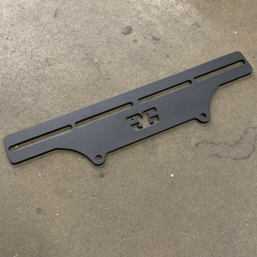 GGLighting Can-Am X3 universal shock tower bracket for LED pods or LED light bar, made in USA, mounted on shock tower.