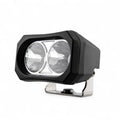 Pair of GP20 LED pods from GGLighting with no wiring harness, featuring durable black casings and bright LED illumination.