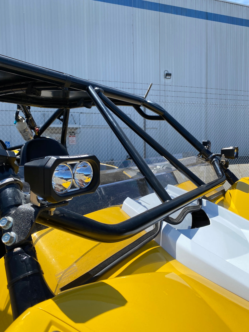 Pair of GGLighting GP20 LED Pods with no wiring harness, showcasing durable, compact vehicle lighting for off-road or automotive use.
