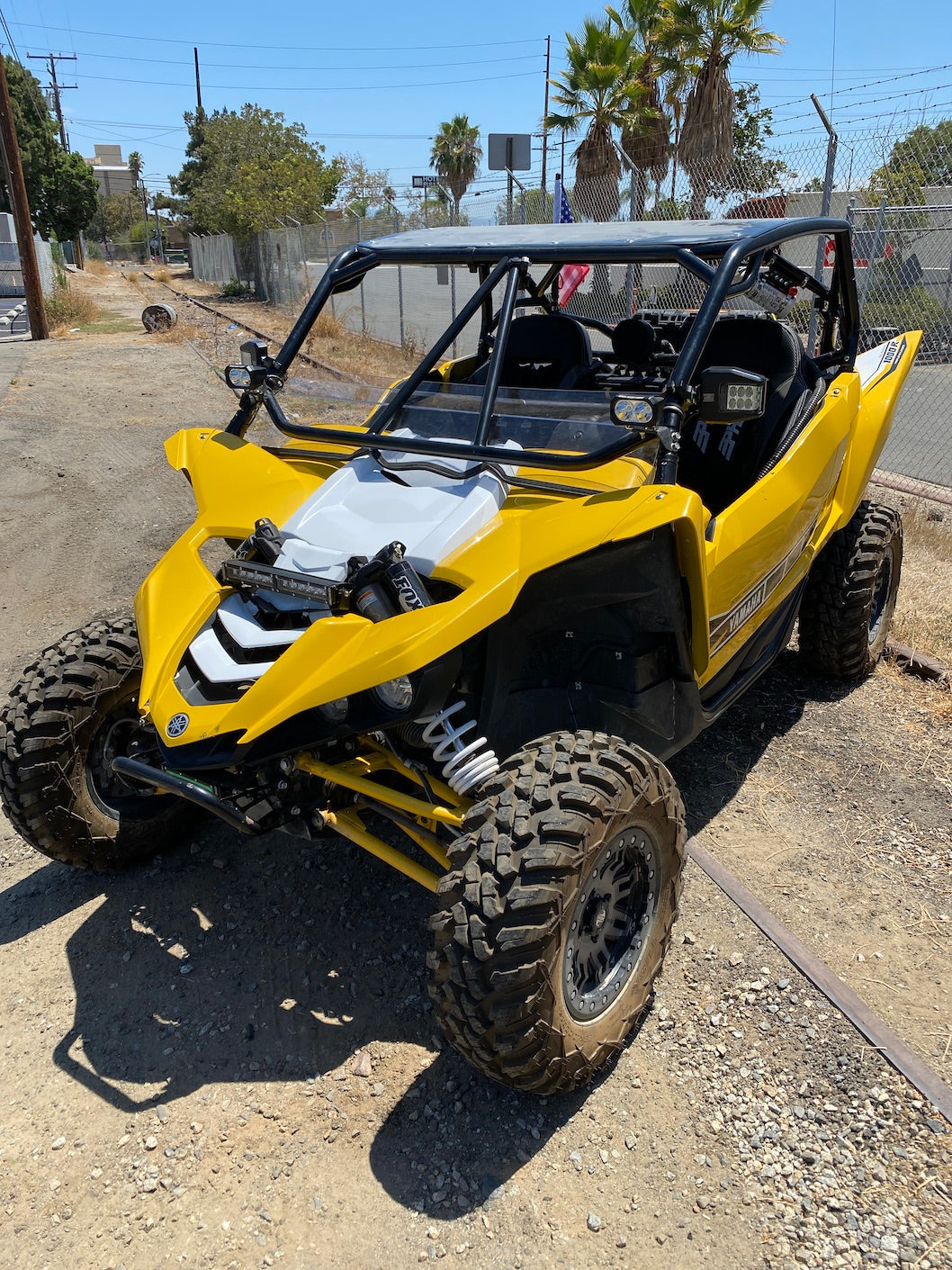 Pair of GGLighting GP20 LED pods with no wiring harness, showcasing compact, durable LED lights for off-road or automotive use.
