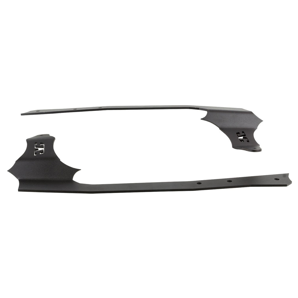 GGLighting Jeep Wrangler JK 2007-2018 roof mount with 50-inch straight LED light bar for off-road lighting.