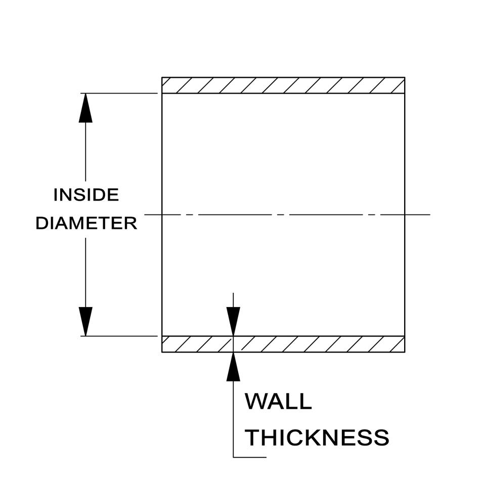 HPS 5/16" ID Red High Temp Reinforced Silicone Heater Hose Tubing, 8mm ID