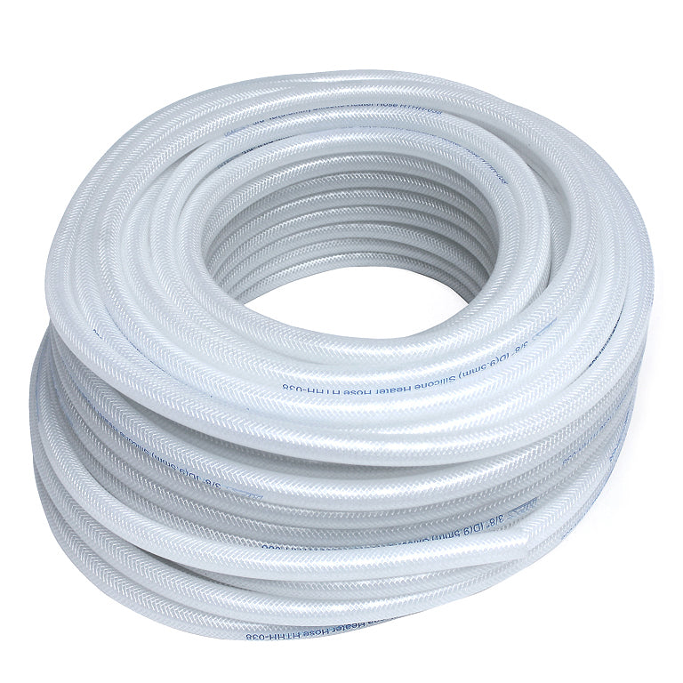 HPS High Temp 5/8" ID (16mm) Reinforced Silicone Heater Hose Clear