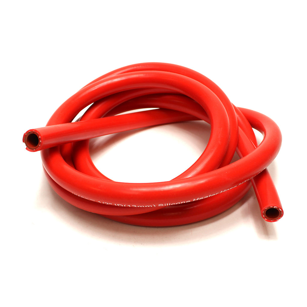 HPS 5/8" ID Red High Temp Reinforced Silicone Heater Hose Tubing, 16mm ID