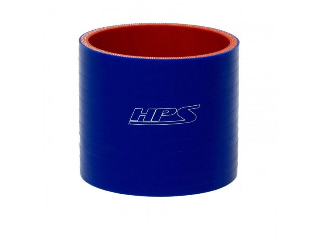 HPS 2-1/4" ID, 6" Length, Silicone Straight Coupler Hose, High Temp 4-ply Reinforced, 57mm ID, Blue