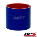HPS 5" ID, 3" Length, Silicone Straight Coupler Hose, High Temp 4-ply Reinforced, 127mm ID, Blue