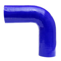 HPS 5/8" (16mm) 4-ply 90 Degree Silicone Elbow Coupler Blue