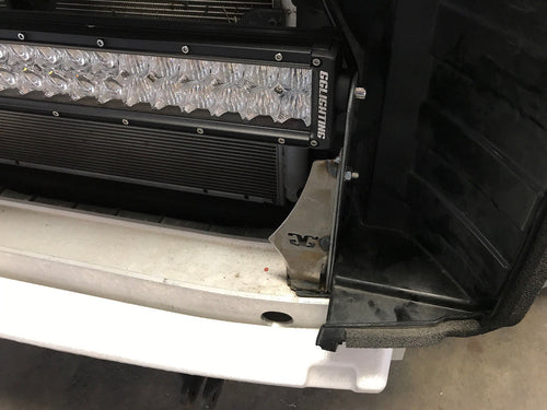 GGLighting 2009+ Toyota 4Runner behind-the-grill 30-inch LED bar mounts for vehicle lighting upgrades.