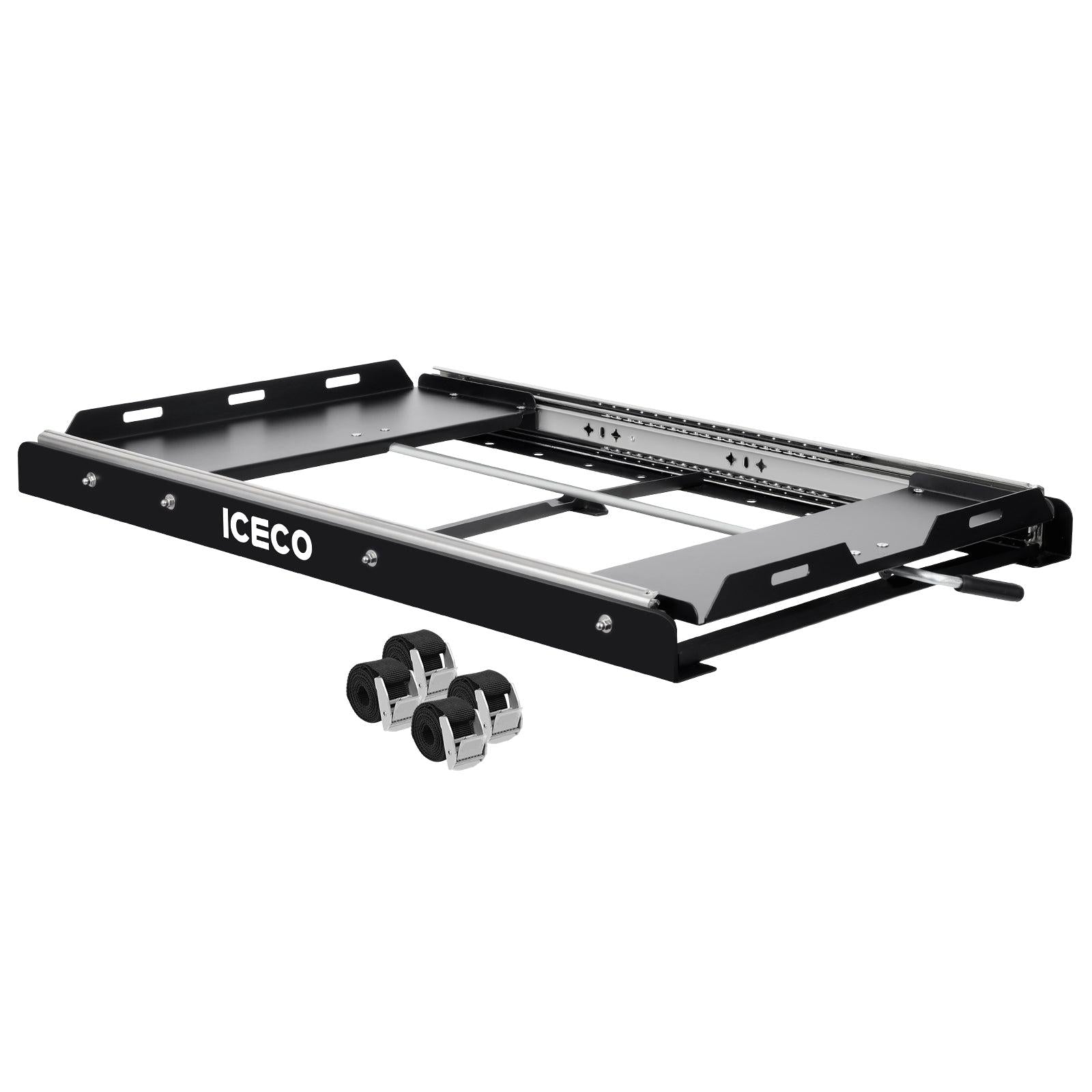 Inca Overland Outfitters fridge slide mount for JPPro, VL45, APL35, VL35Pro, VL45Pro compatible with ICECO appliances.