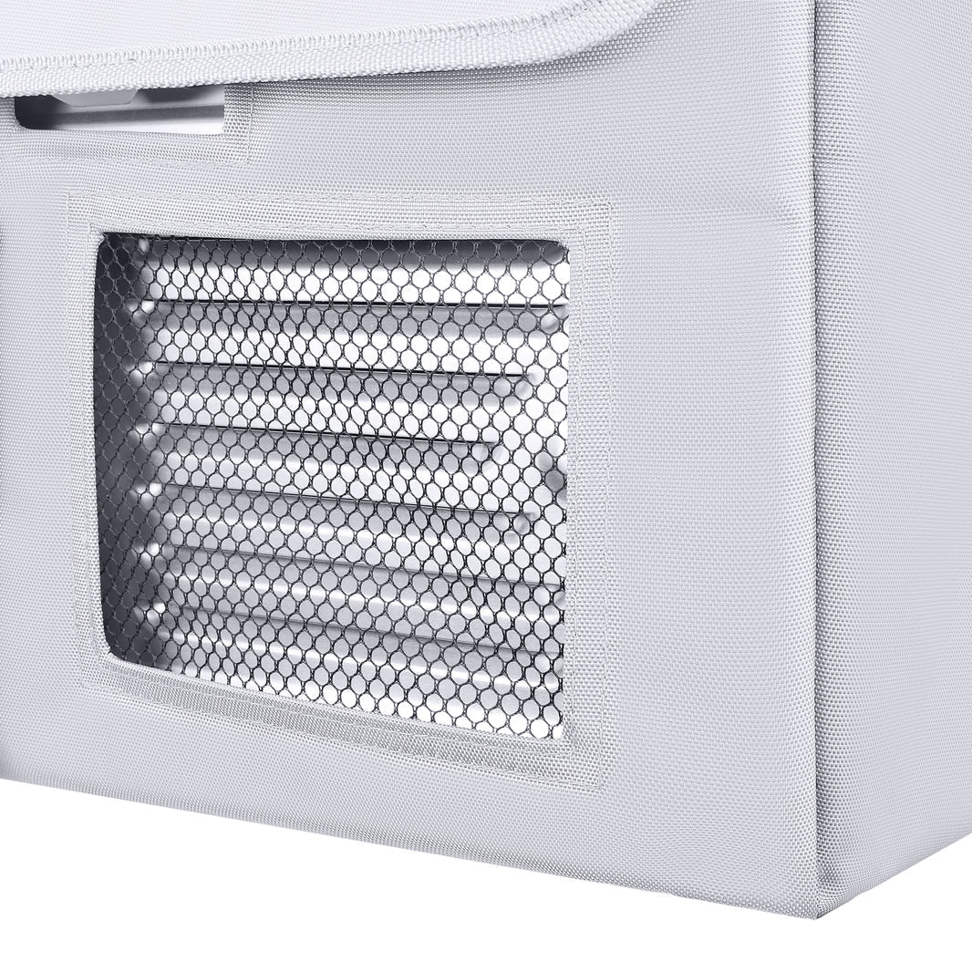 Gray insulated protective cover for appliances, designed by ICECO for Inca Overland Outfitters APL20 accessory.