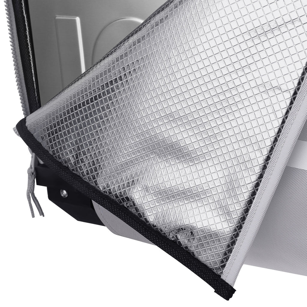 Gray insulated protective cover for APL55 by ICECO, designed to shield and insulate ICECO appliances.