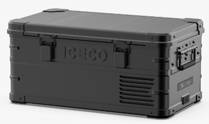 Inca Overland Outfitters APL20 aluminum freezer from ICECO, 20-liter single zone light-duty freezer in silver.