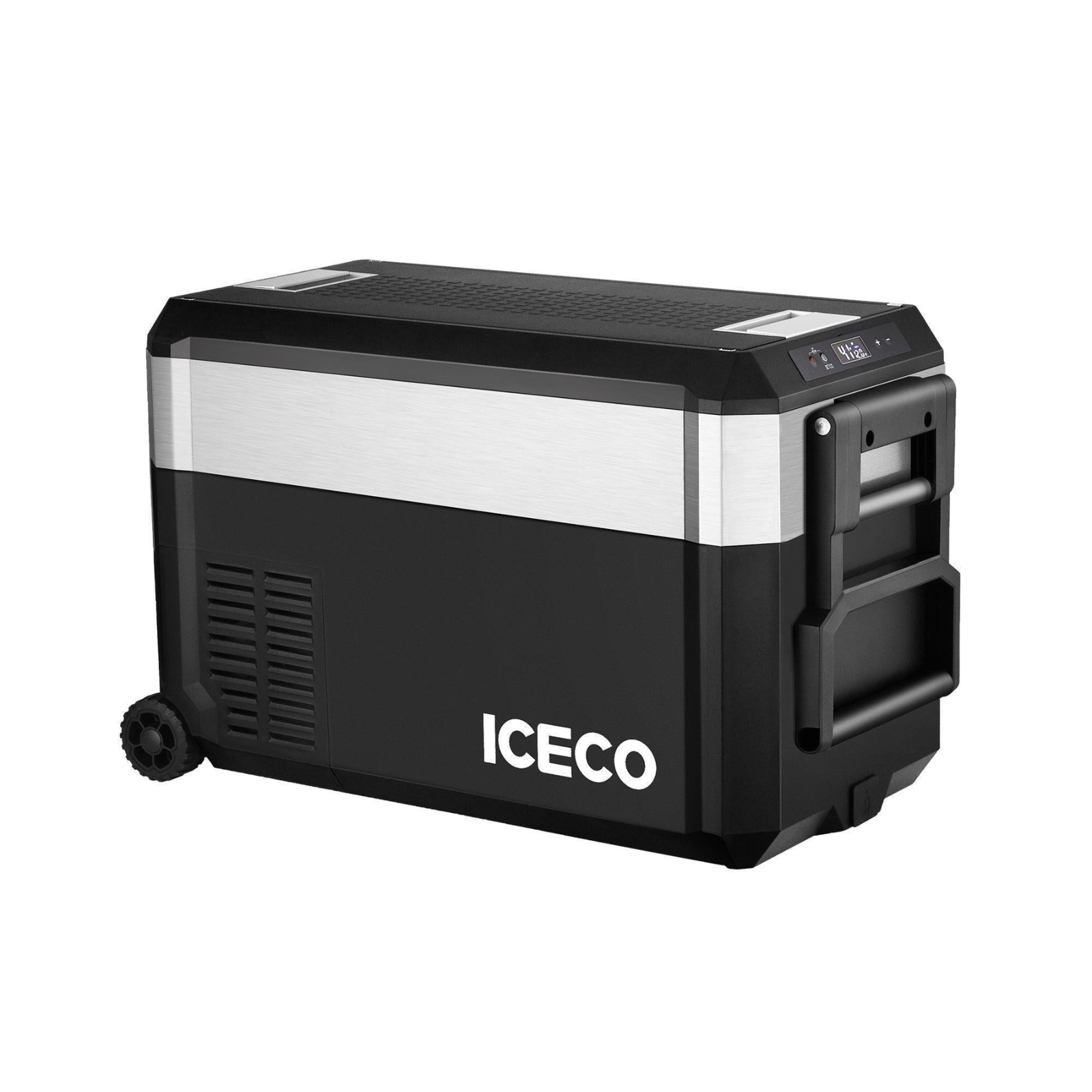 Inca Overland Outfitters JP40 PRO portable single zone freezer with cover, silver, 40L capacity from ICECO JP Pro Series.