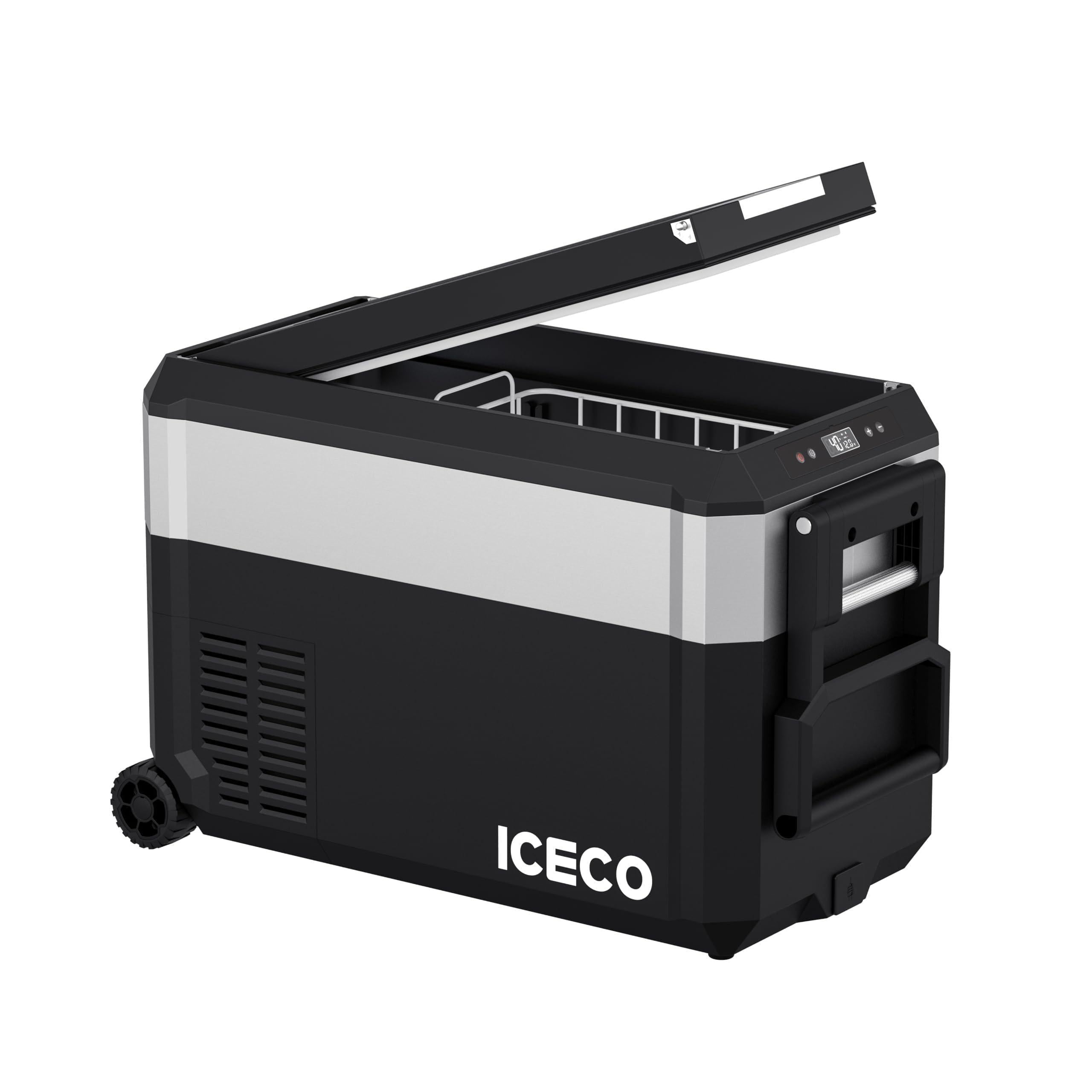 Inca Overland Outfitters JP40 PRO single zone portable freezer with silver cover, 40L capacity from ICECO JP Pro Series.
