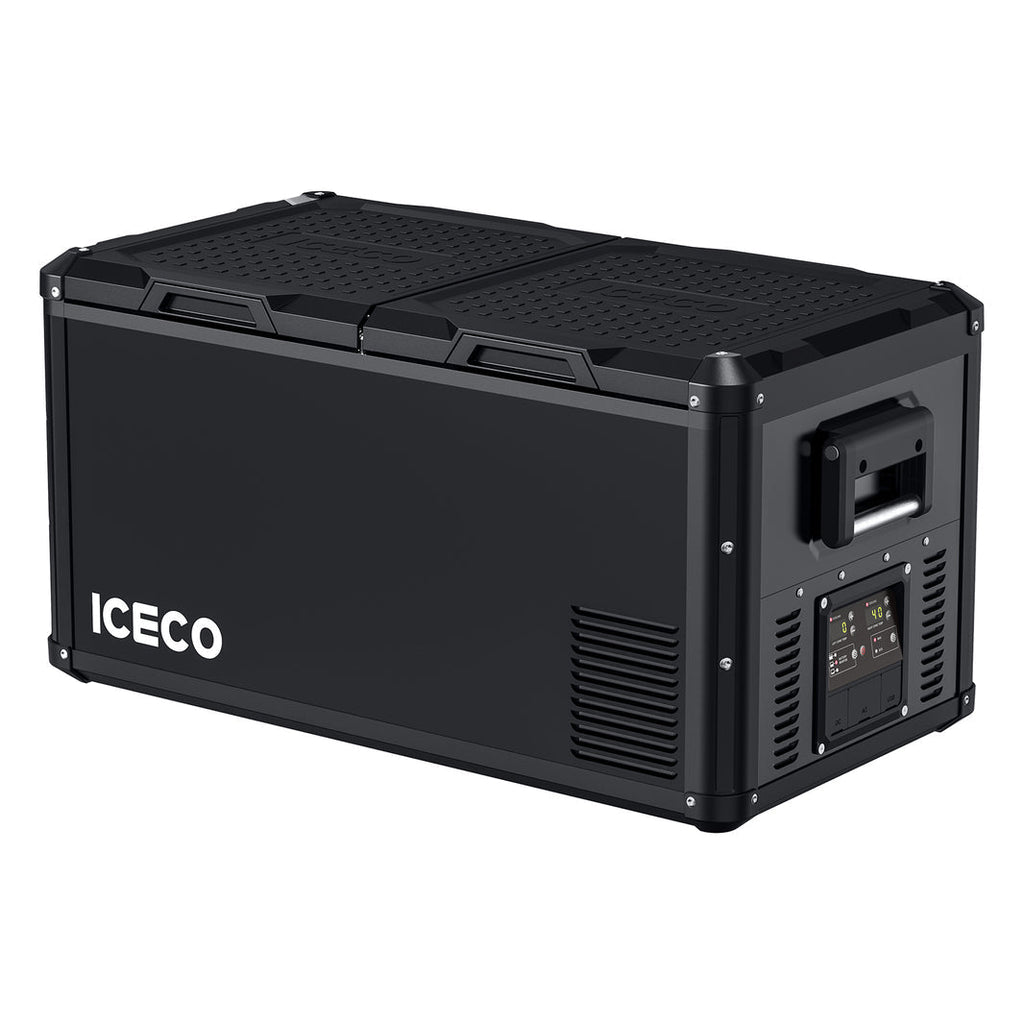 Inca Overland Outfitters VL75ProD 12V heavy-duty fridge freezer from ICECO VL Pro Series, black 75-liter capacity for outdoor use