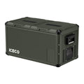 VL75ProD Olive 12V heavy-duty fridge freezer from ICECO's VL Pro Series, 75L capacity, ideal for outdoor and camping use.