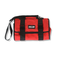 Red MOJAB OFFROAD large canvas tool organizer bag with five removable pouches for tools and accessories.