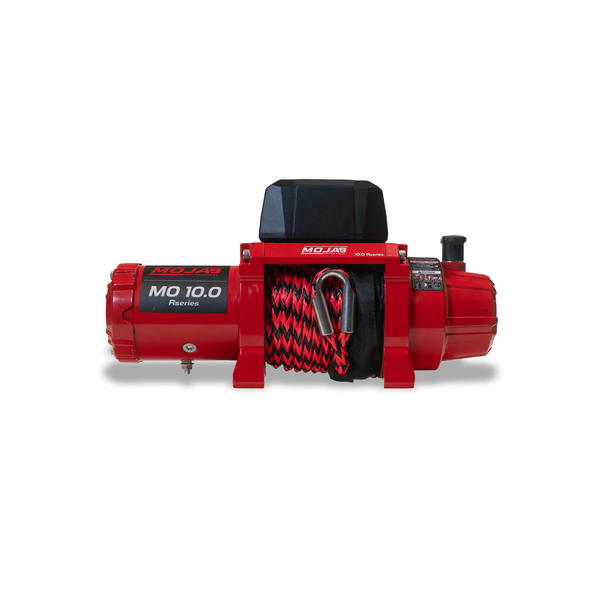 MOJAB OFFROAD MOJAB MO10.0 R-Series 10,000 lb electric off-road winch with rugged metal construction and control cable