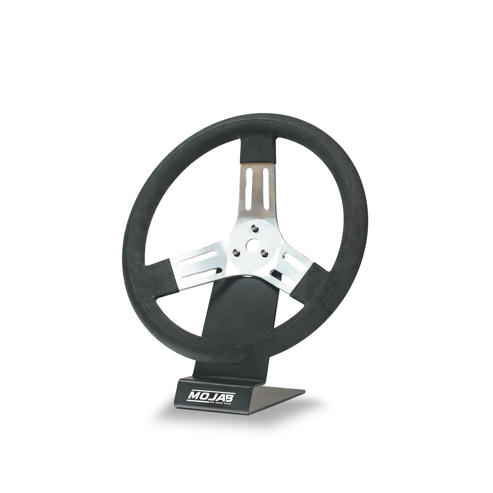 MOJAB OFFROAD 13-inch aluminum steering wheel with a 3-bolt pattern for off-road vehicle steering customization.