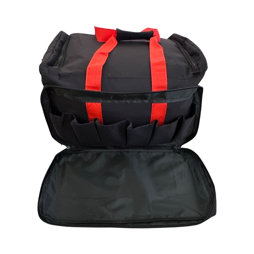 MOJAB OFFROAD Extreme Recovery Kit with 14 tools, 9 storage bags, and 4 Velcro tapes for vehicle recovery and off-road emergencies.