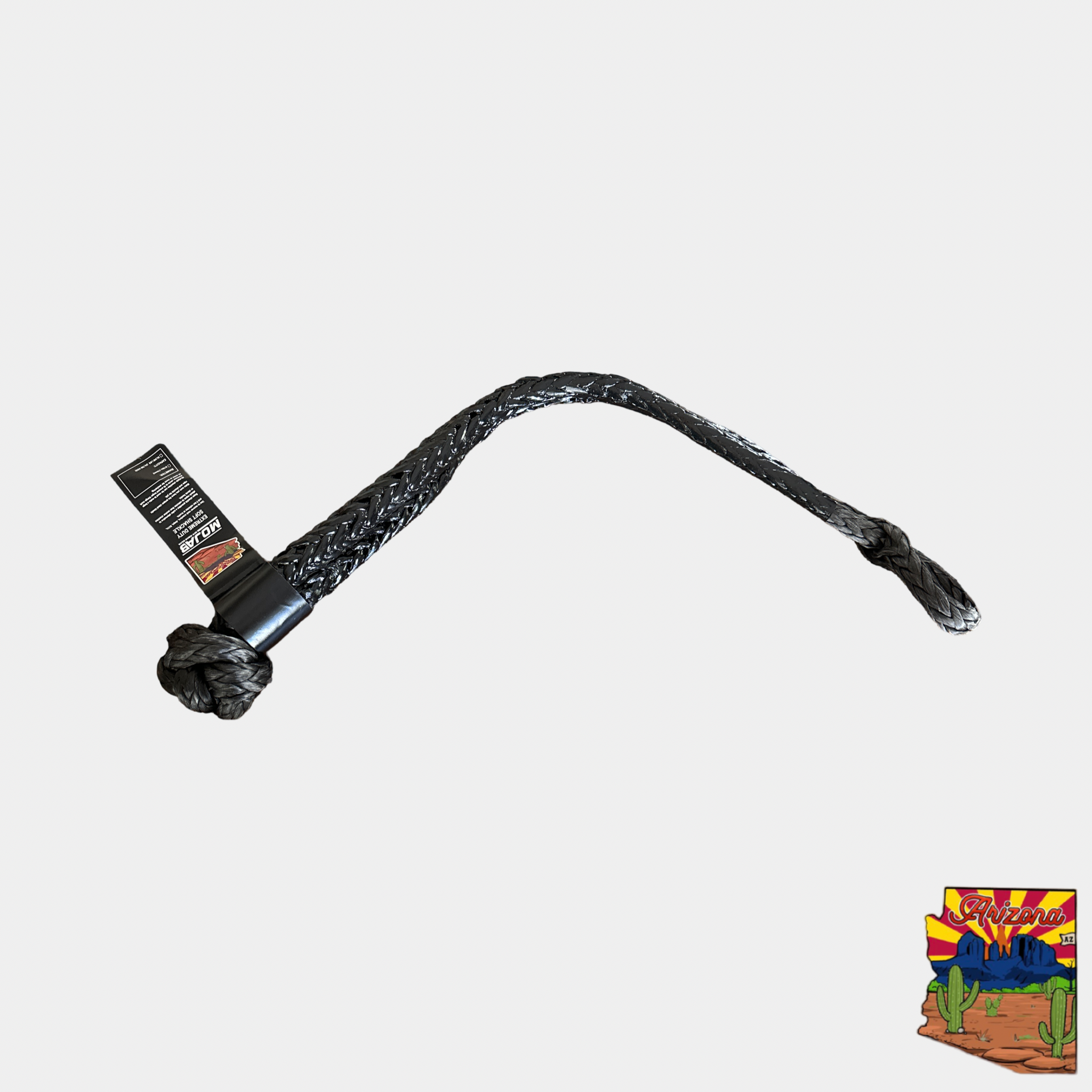 Red MOJAB OFFROAD extreme duty soft shackle, 9/16 inch by 31.5 inches, designed for heavy-duty off-road recovery.
