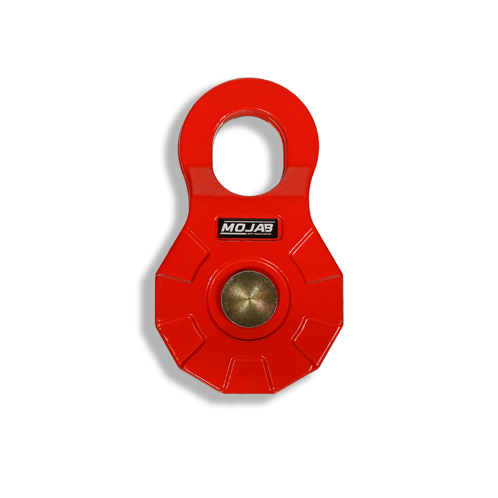 Black MOJAB OFFROAD Snatch Pully Block for off-road recovery and winching applications.