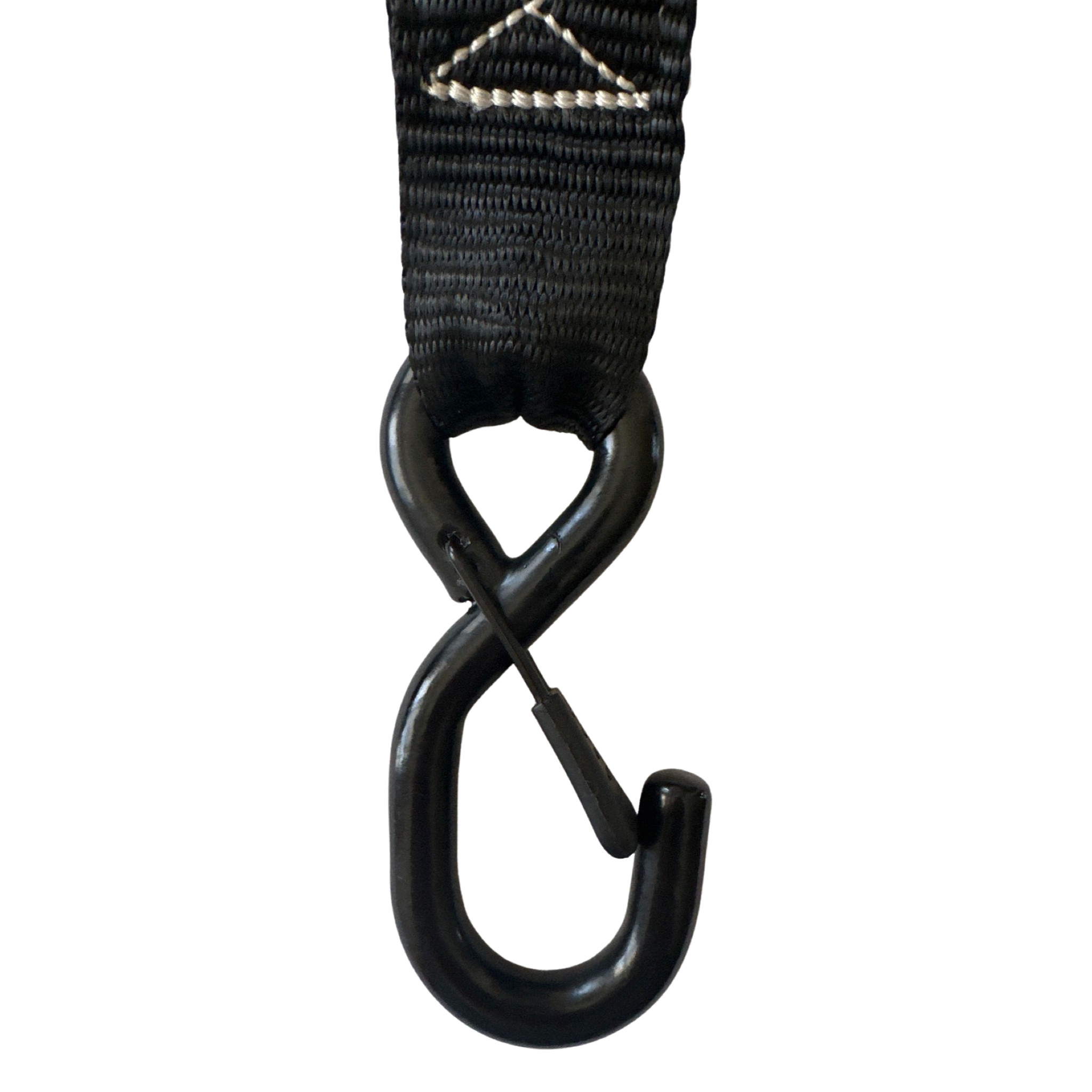 MOJAB OFFROAD 1.6" x 15' ratchet tie-down set with closed hooks, pack of 4, durable cargo securing straps with lifetime warranty